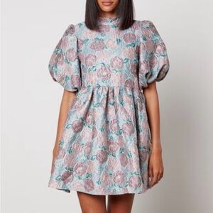 NWT Sister Jane - iceland poppy jaquard mini dress - Size X-Small